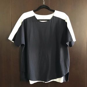 Madewell open back tee